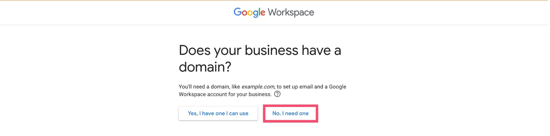 Associate a new domain name to your Gmail business email account