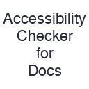 Logo of Accessibility Checker for Docs