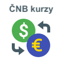 Logo of CNB exchange rate