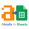 Logo of Ahrefs to Sheets