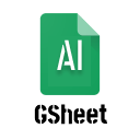 Logo of GSheet AI assistant for Google Sheets™