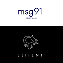 Logo of msg91 by elifent