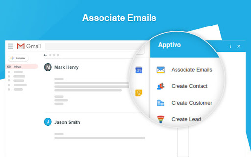 Screenshot of Apptivo for Gmail